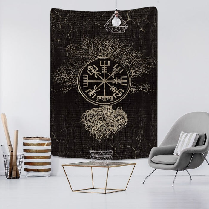 Scary Tree Forest Tapestry Wall Hanging Tapis Cloth