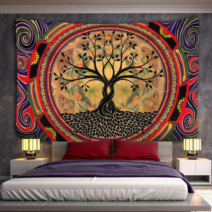 Tree of Life Tapestry Wall Hanging Tapis Cloth