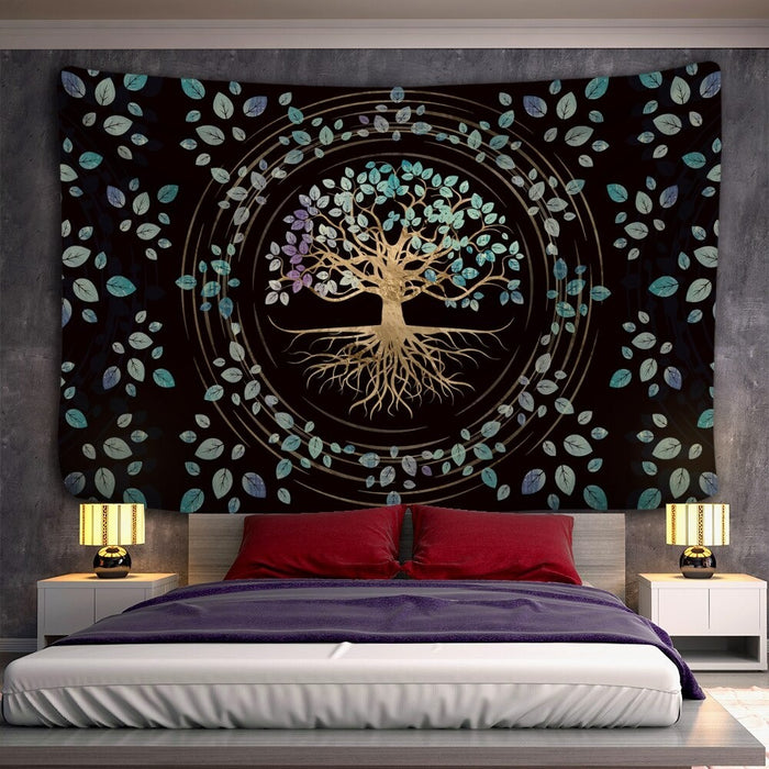 Death Mushroom Forest Tapestry Wall Hanging Tapis Cloth