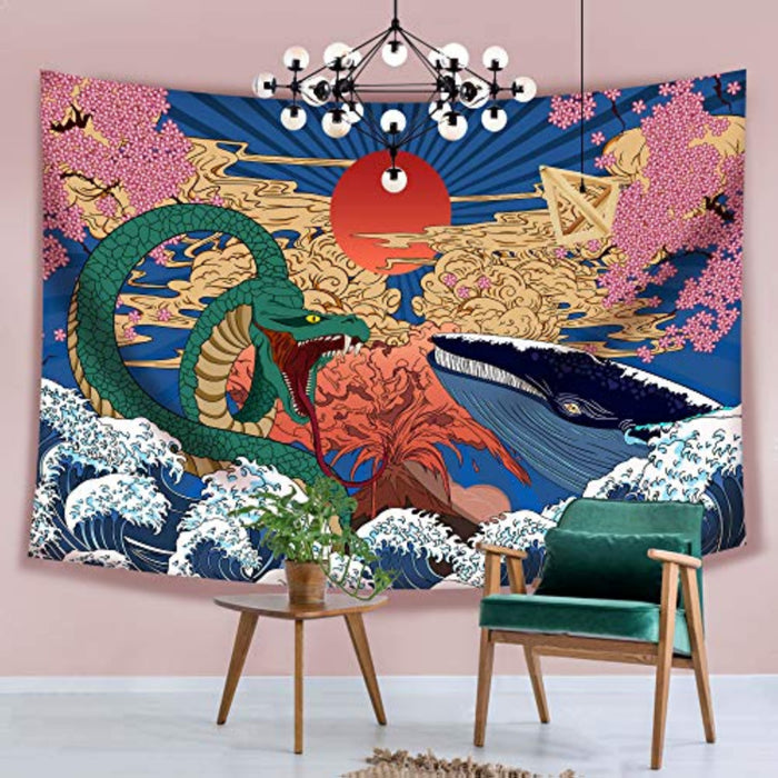 Natsu Dragneel Fairy Tail Retro Art Anime Tapestry by Anime Art - Fine Art  America