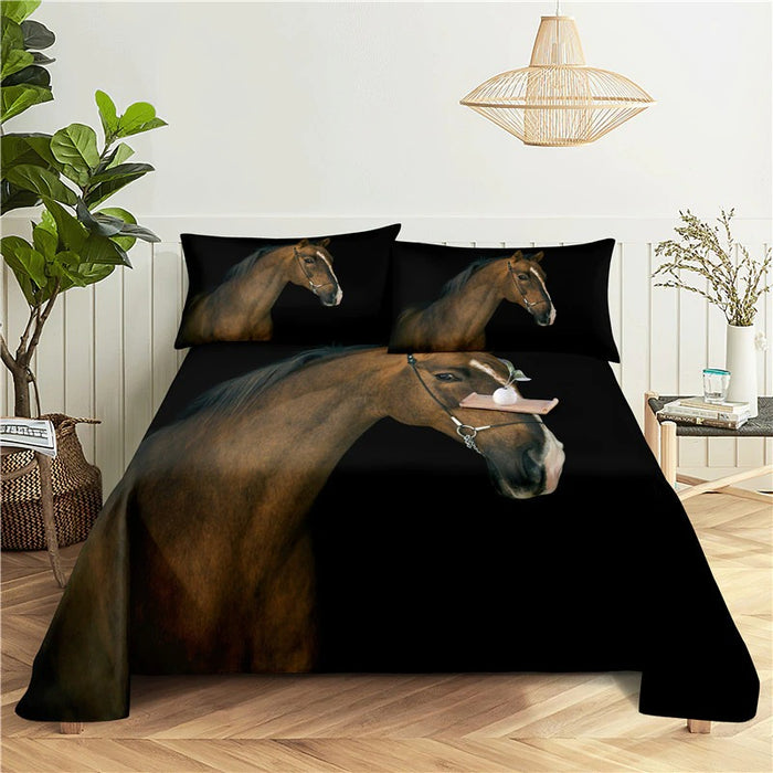 Horse Print Bedding Set