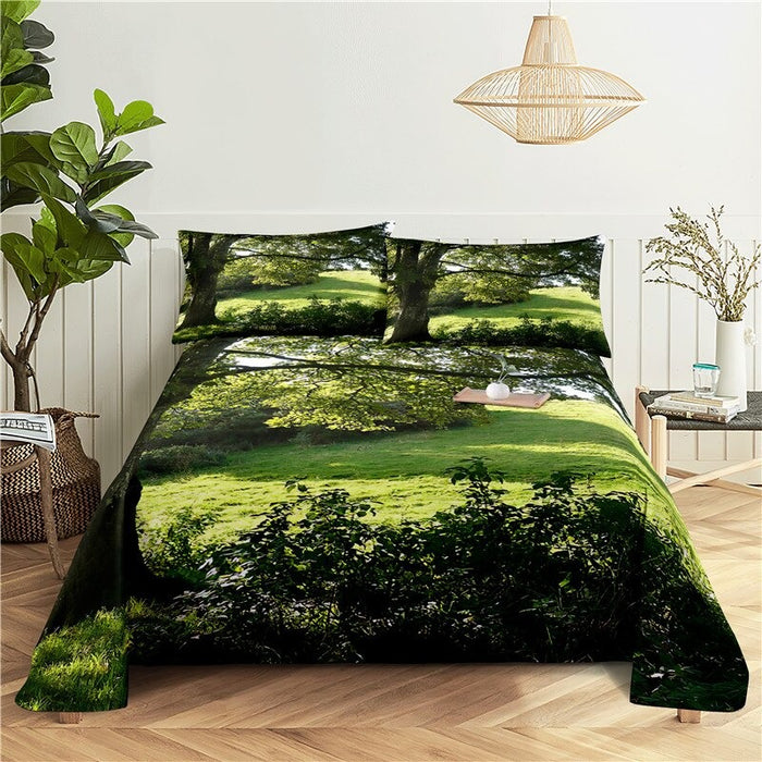 Forest Printed Bedding Set