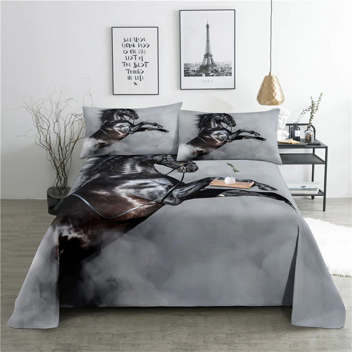 Horse Print Bedding Set