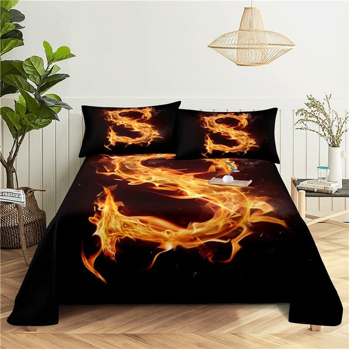 Volcano Print Bedding Set