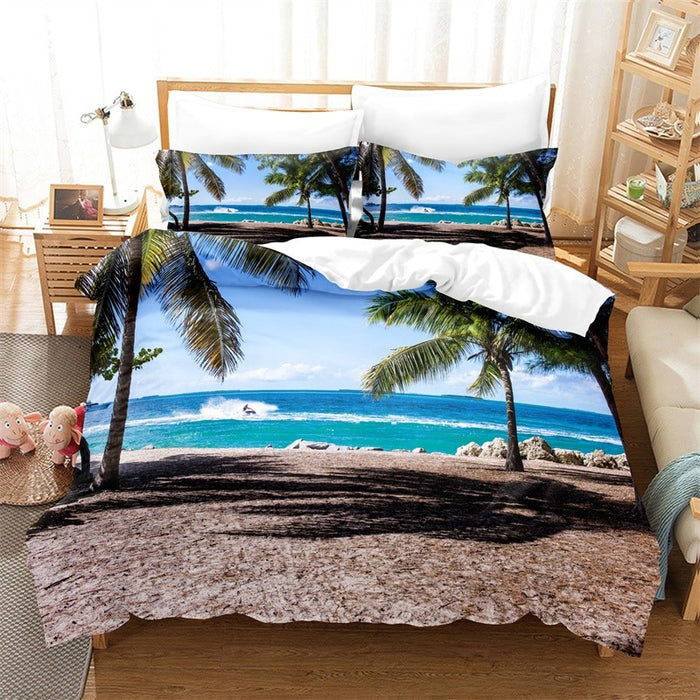 Scenery Pattern Bedding & Bed Comforter Cover Set