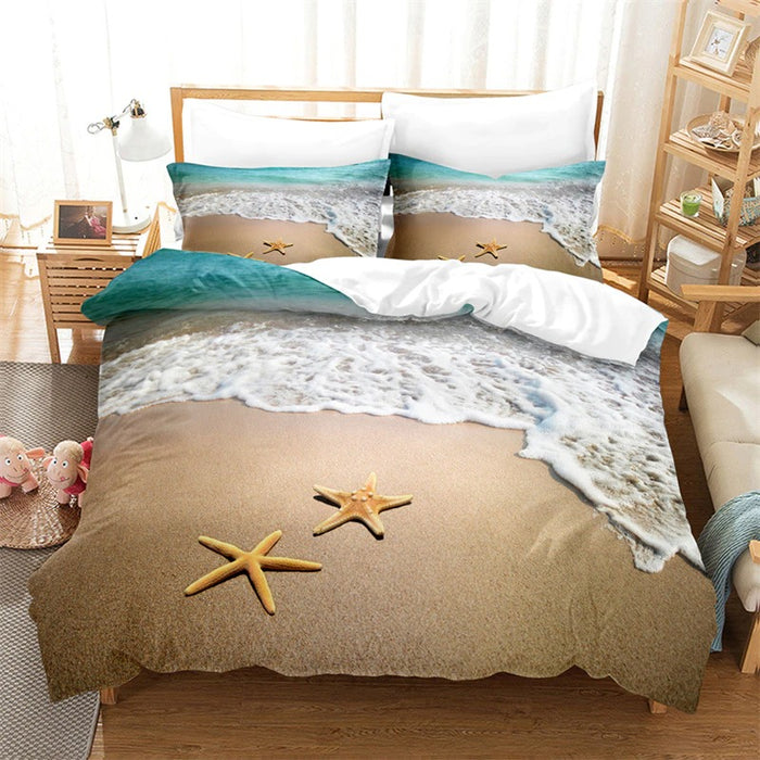 Scenery Pattern Bedding & Bed Comforter Cover Set