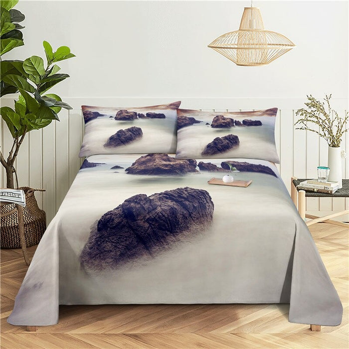 Marine Reef Bed Flat Bedding Set