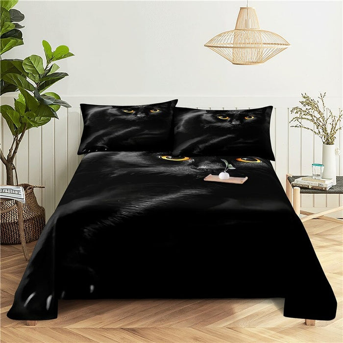 Cats Printed Bedding Set