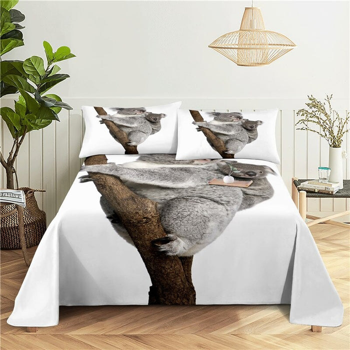 Koala Digital Print Bedding Set