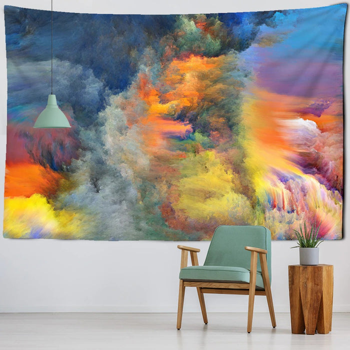 Colorful Clouds Tapestry Wall Hanging Tapis Cloth