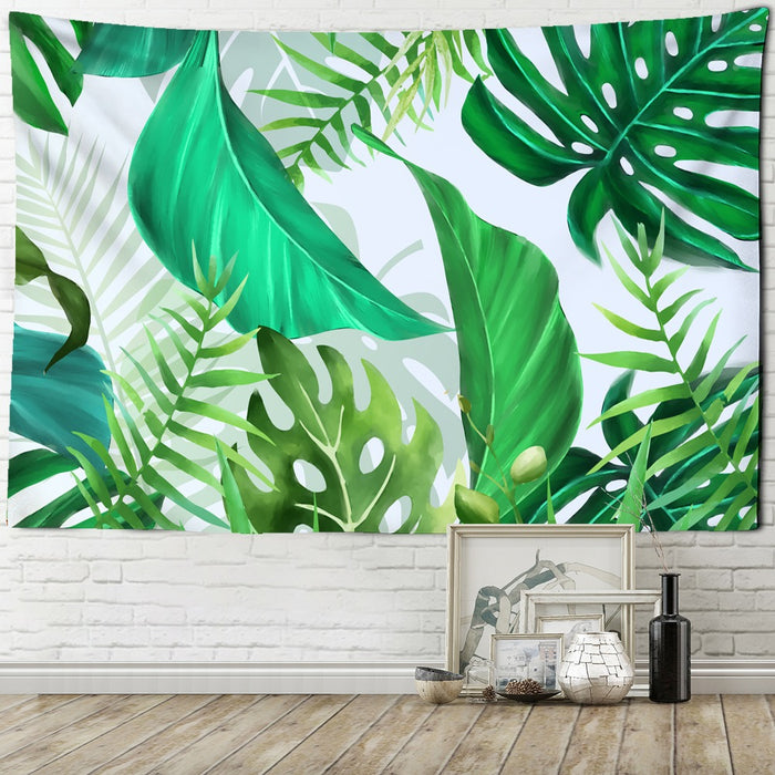 Wild Leaves Tapestry Wall Hanging Tapis Cloth