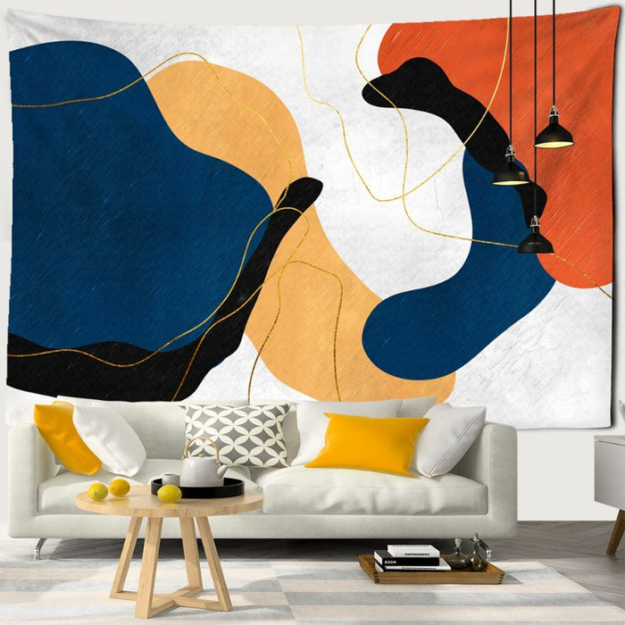 Abstract Art Tapestry Wall Hanging Tapis Cloth