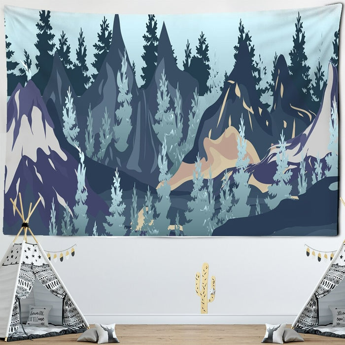 Simplicity Style Tapestry Nordic Wall Hanging Tapis Cloth