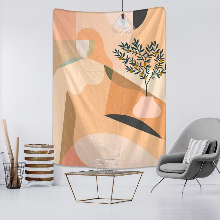Bohemian Printed Art Tapestry Wall Hanging Tapis Cloth