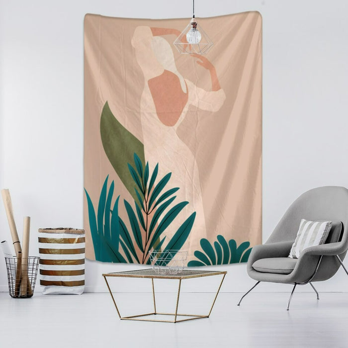 Modern Minimalist Design Tapestry Wall Hanging Tapis Cloth