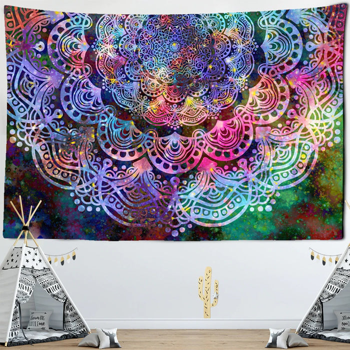 Colorful Mandala Art Tapestry Wall Hanging Tapis Cloth