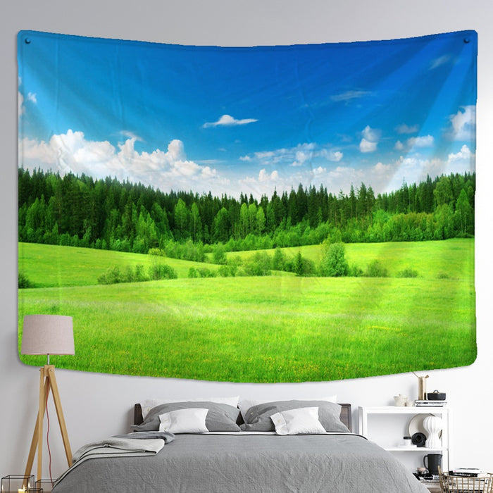 Natural Forest Tapestry Wall Hanging Tapis Cloth