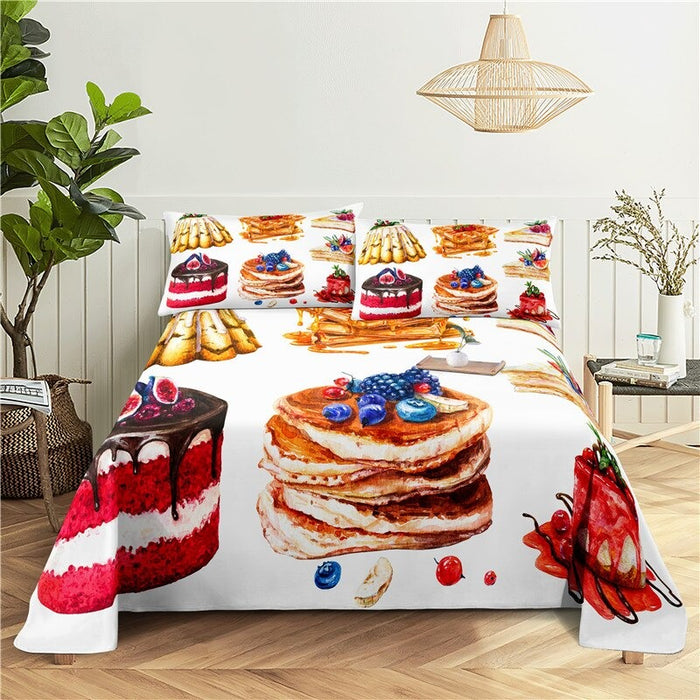 Delicious Food Print Bedding Set