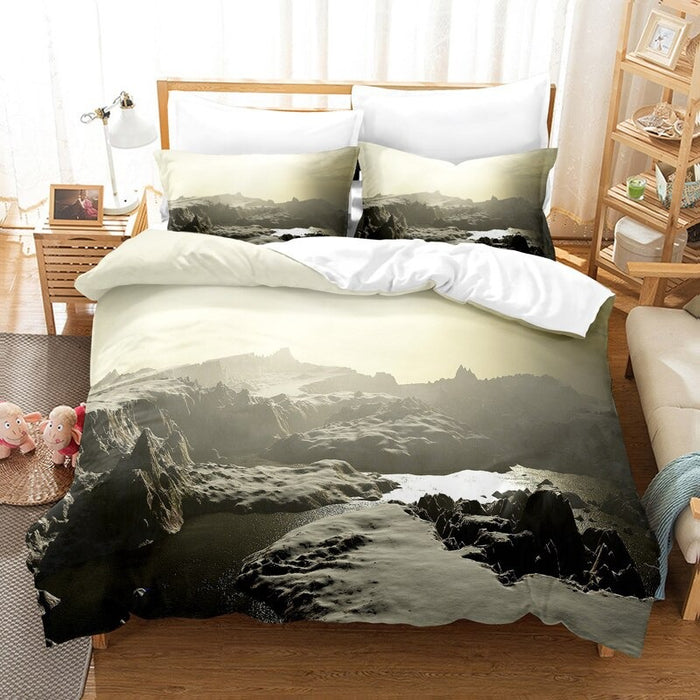 Fashion Landscape Scenery Horse Duvet Cover Set