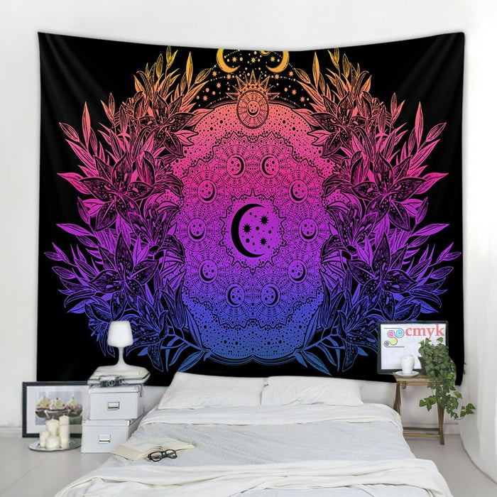 Astrology Boho Tapestry Wall Hanging Tapis Cloth