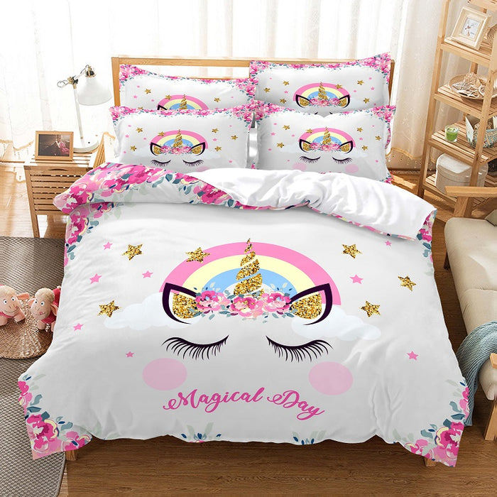 Magical Day Printed Duvet Cover Bedding Set