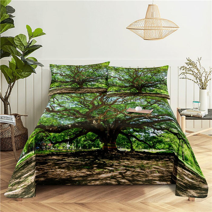 Forest Print Bedding Set