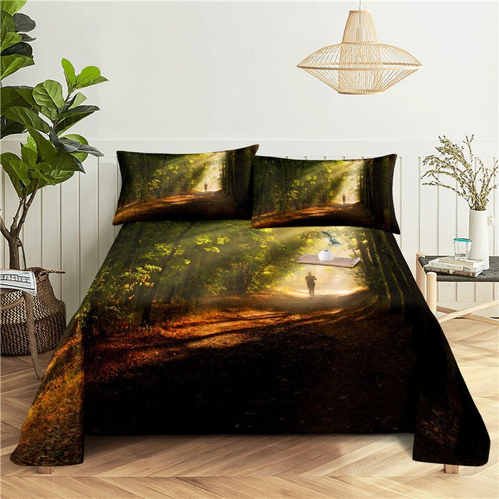 Forest Print Bedding Set