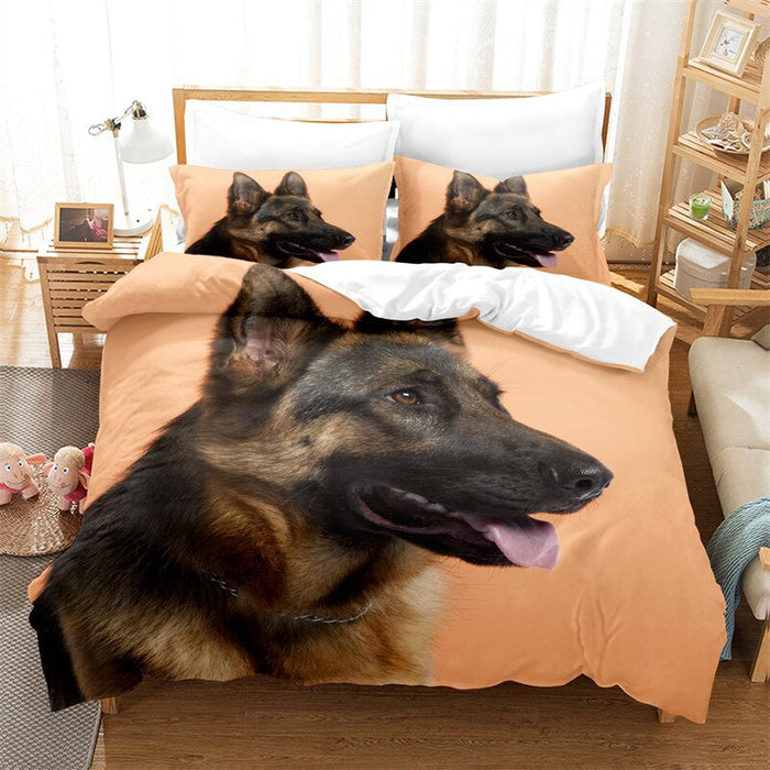 Domestic Animals Printed Bedding Set