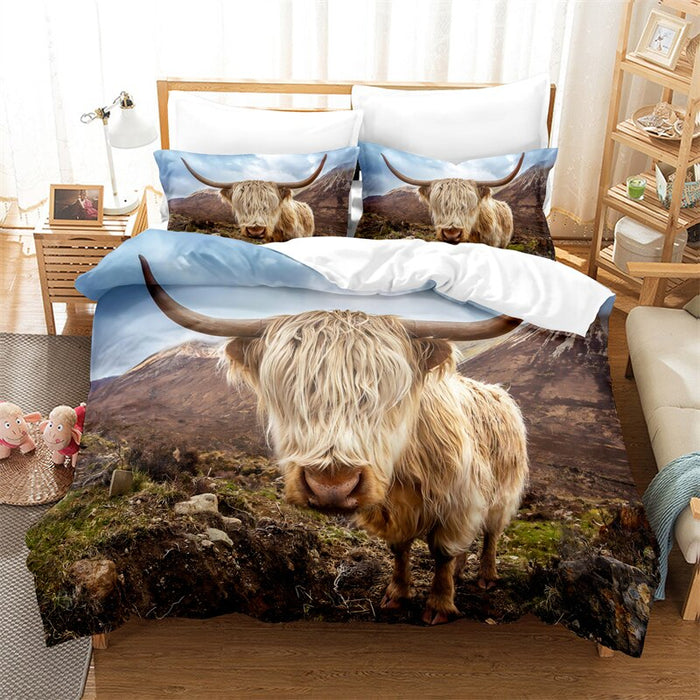 Wild Animals Printed Bedding Set