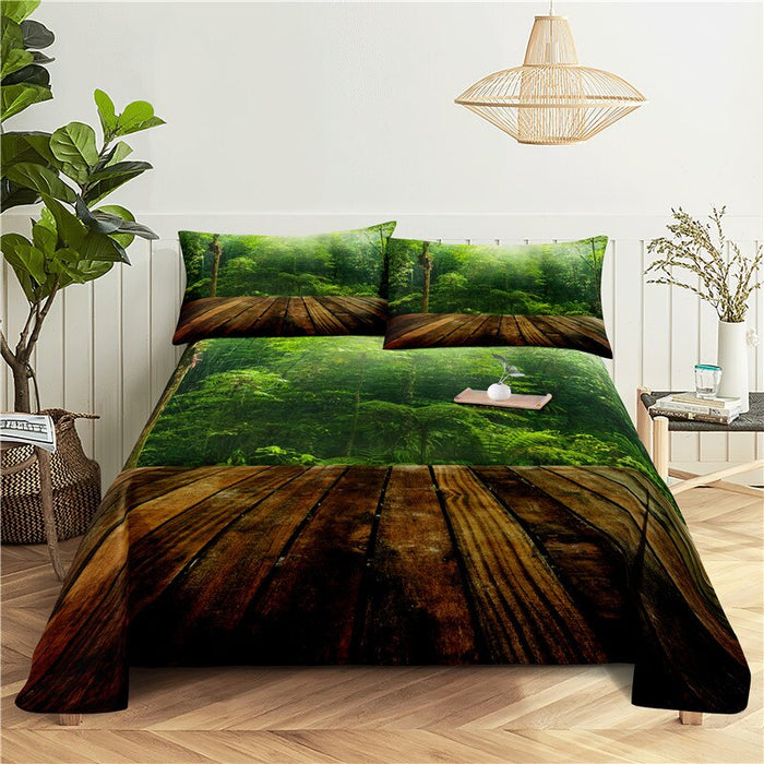 Forest Digital Print Bedding Set