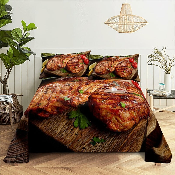 Delicious Food Print Bedding Set