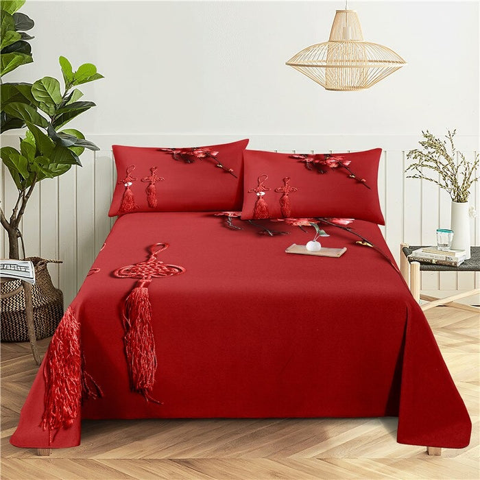 Red Bedding Set