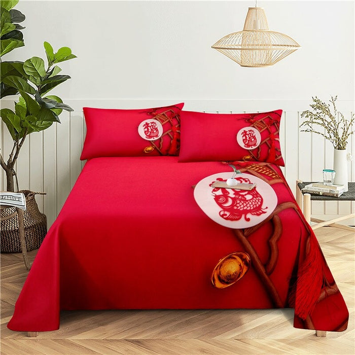 Red Bedding Set