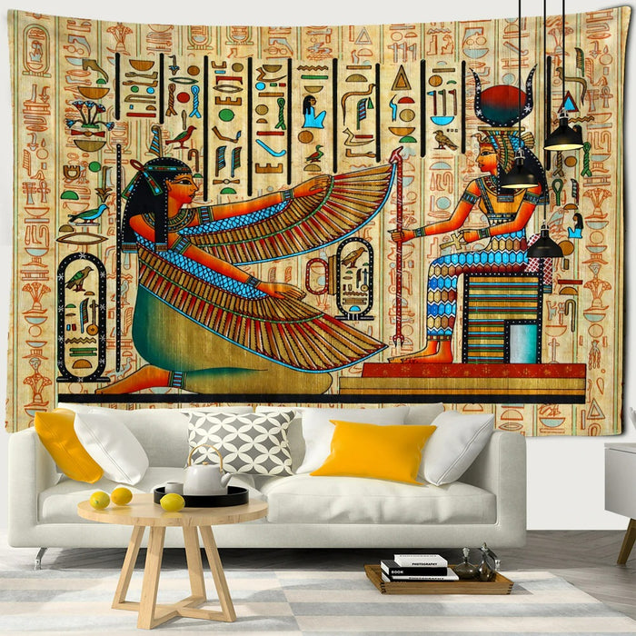 Egyptian Style Art Tapestry Wall Hanging Tapis Cloth