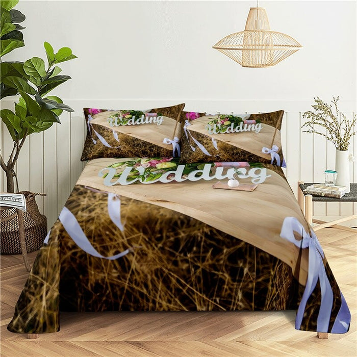 Cartoon Animal Printed Bedding Set