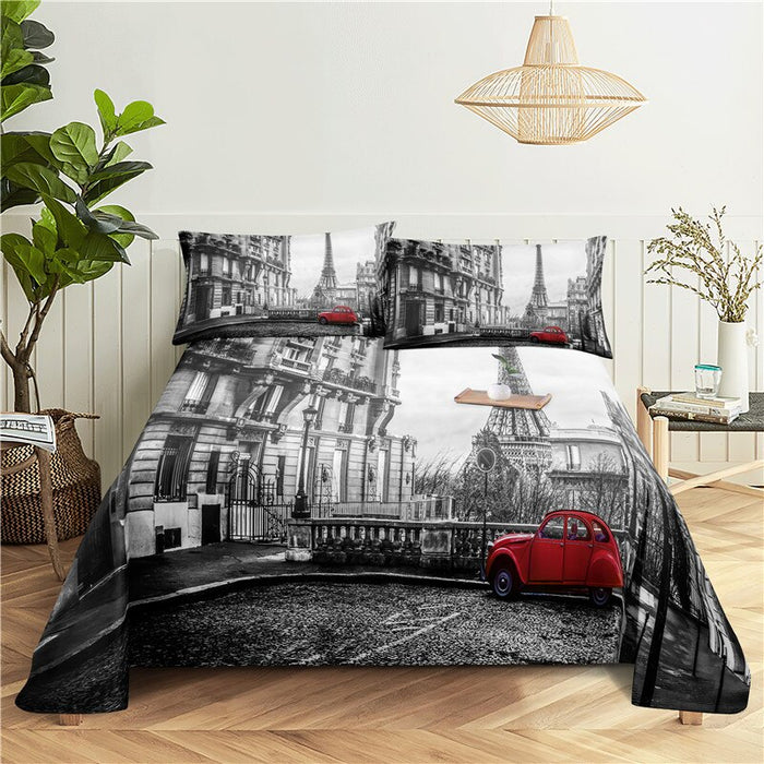 Cityscape Printed Bedding Set