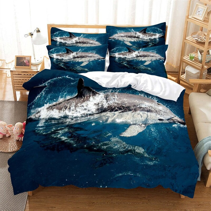 Marine Animal Duvet Cover Set