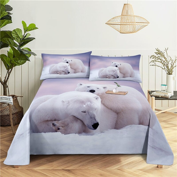 Arctic Animals Printed Bedding Set