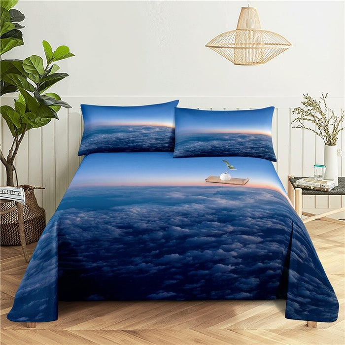 Coastal Scenery Polyester Bedding Set