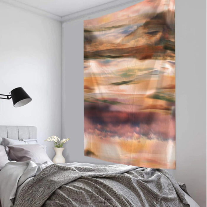 Fog Mountain Art Tapestry Wall Hanging Tapis Cloth