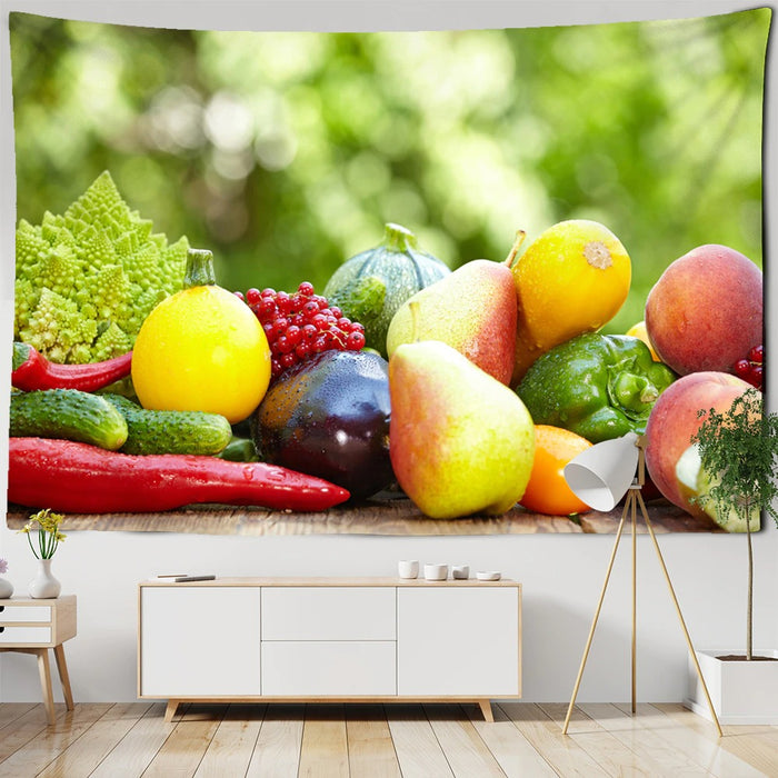 Fruits Tapestry Wall Hanging Tapis Cloth