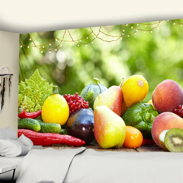 Fruits Tapestry Wall Hanging Tapis Cloth
