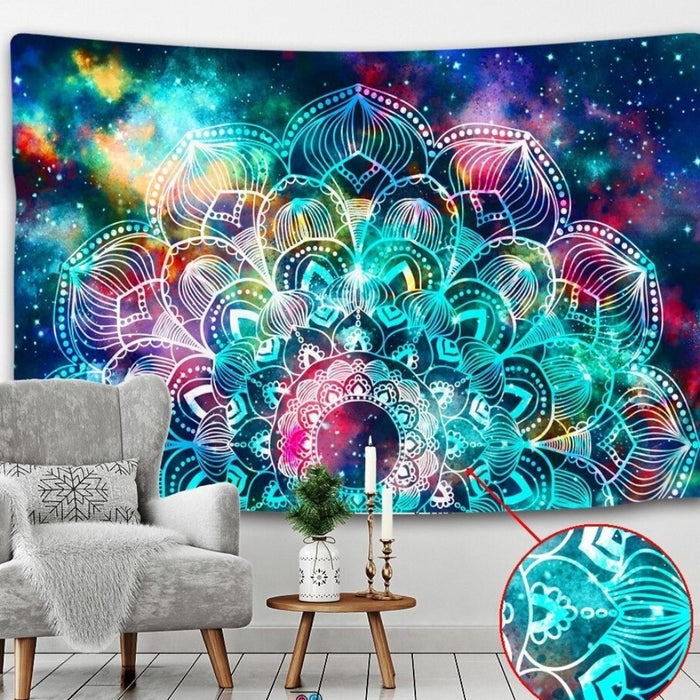 Colorful Mandala Art Tapestry Wall Hanging Tapis Cloth