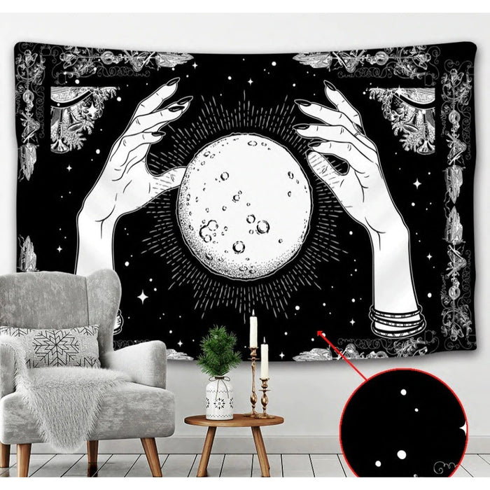 Tarot Sun-Moon Tapestry Wall Hanging Tapis Cloth