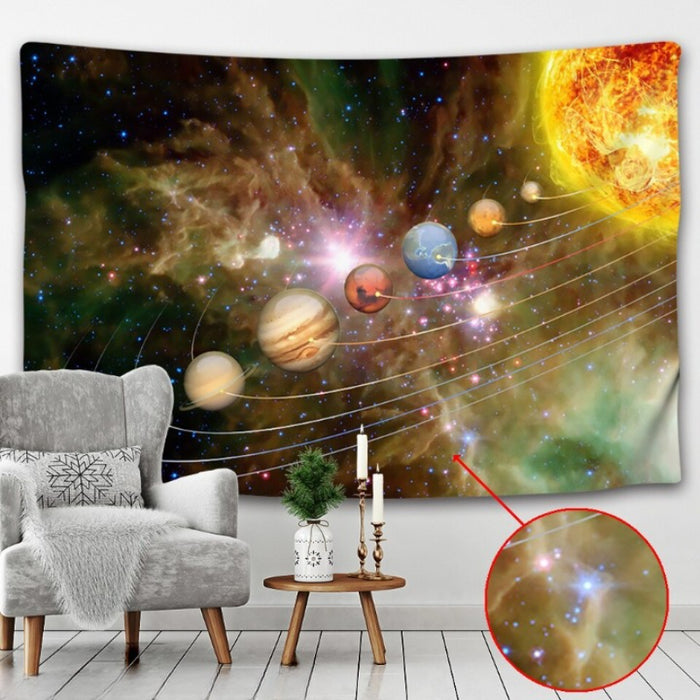 The Galaxy Tapestry Wall Hanging Tapis Cloth