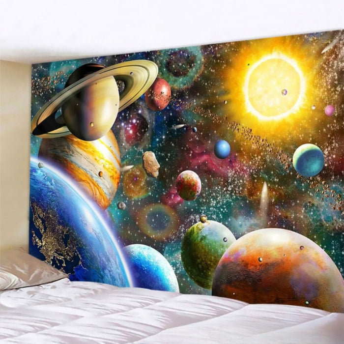 The Galaxy Tapestry Wall Hanging Tapis Cloth