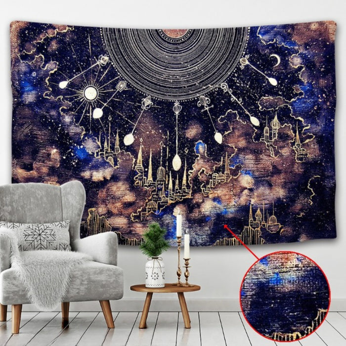 Printed Tapestry Wall Hanging Tapis Cloth