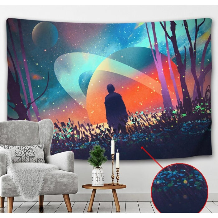 Galaxy Pattern Tapestry Wall Hanging Tapis Cloth