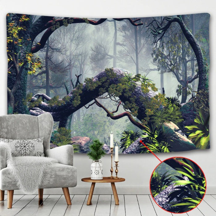 The Natural Forest Tapestry Wall Hanging Tapis Cloth