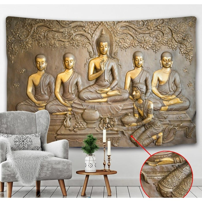 3D Religion Culture Tapestry Wall Hanging Tapis Cloth
